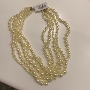 J. Crew multi-strand pearl necklace NWT